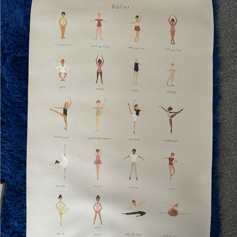 Gathre Mat Hanging Ballet Sign